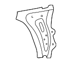 6114553010 - Body: Gusset for Lexus: IS300 Image