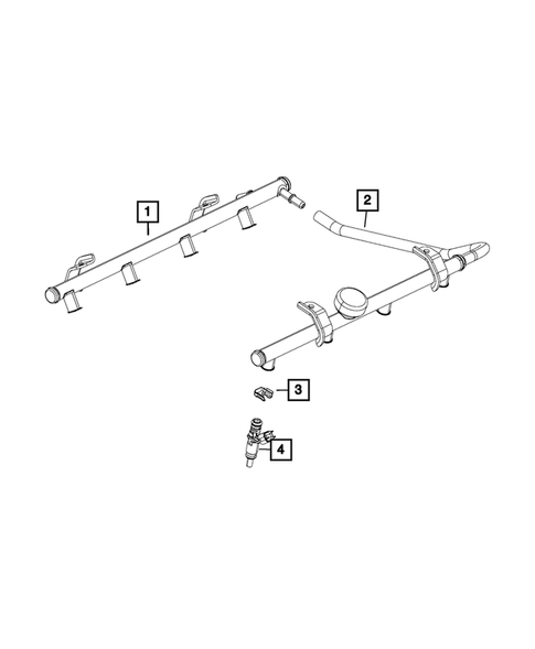 Fuel Rail and Injectors for 2016 Dodge Charger #0