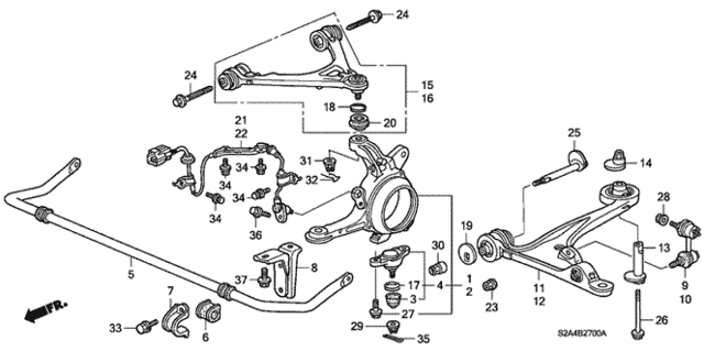 Front Knuckle for 2001 Honda S2000 #0