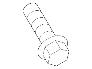 N91244201 - Suspension: Center Reinforced Bolt for Porsche Image