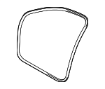 8Y0831721C - Body: Surround Weather-strip for Audi Image