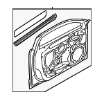 8Y0831051A - Body: Door Shell for Audi Image