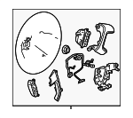 15917943 - Steering: Steering Wheel for Cadillac: Escalade, Escalade ESV, Escalade EXT | Chevrolet: Avalanche, Suburban 1500, Suburban 2500 | GMC: Yukon XL 1500, Yukon XL 2500 Image