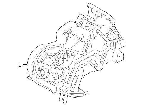 Auxiliary AC & Heater Unit for 2012 Land Rover Range Rover #0