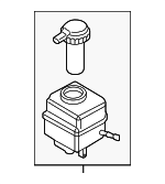 34336782289 - Body: Reservoir for BMW: 528i, 528i xDrive, 530i, 535d, 535d xDrive, 535i, 535i GT, 535i GT xDrive, 535i xDrive, 540i, 550i, 550i GT, 550i GT xDrive, 550i xDrive, 640i, 640i Gran Coupe, 640i xDrive, 640i xDrive Gran Coupe, 650i, 650i Gran Coupe, 650i xDrive, 650i xDrive Gran Coupe, 740i, 740Ld xDrive, 740Li, 740Li xDrive, 750i, 750i xDrive, 750Li, 750Li xDrive, 760Li, ActiveHybrid 5, ActiveHybrid 7, Alpina B6 xDrive Gran Coupe, Alpina B7, Alpina B7 xDrive, Alpina B7L, Alpina B7L xDrive, M5, M6, M6 Gran Coupe Image