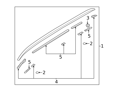 Exterior Trim - Roof for 2019 Volvo XC90 #0