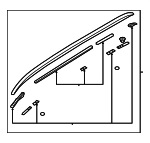 31349911 - Body: Roof Molding for Volvo Image