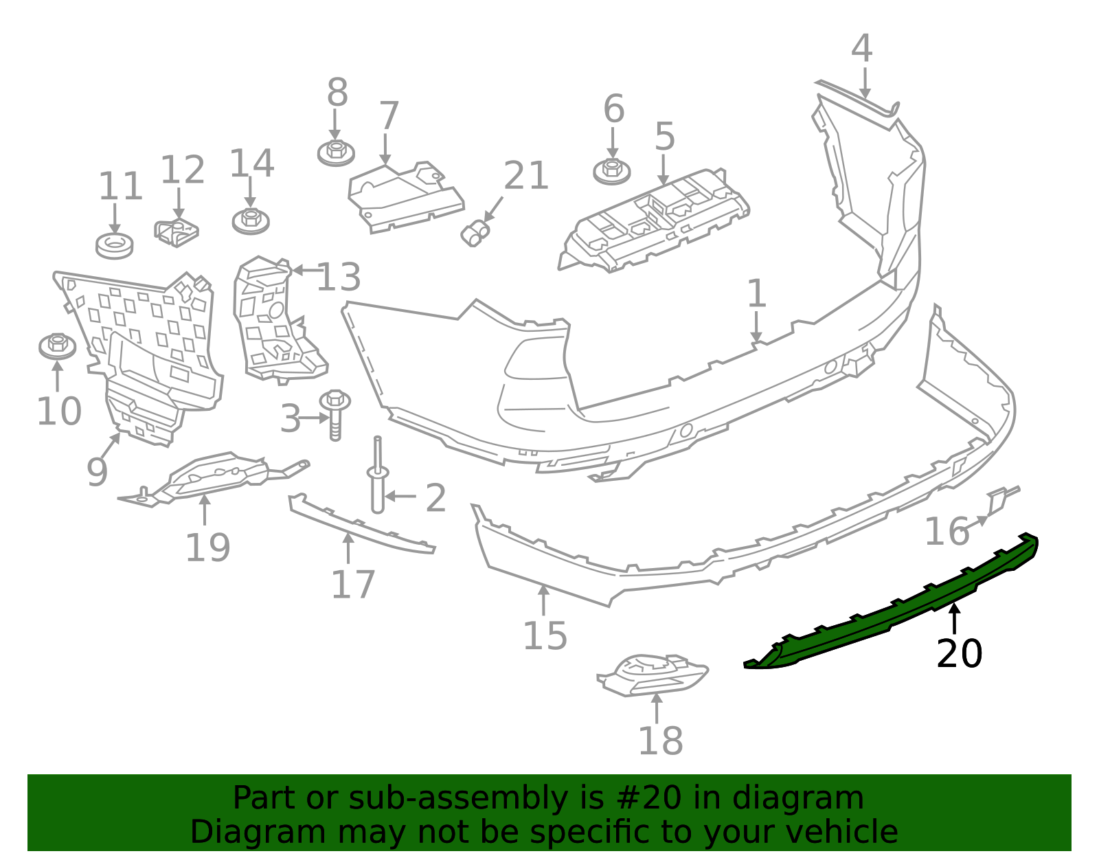 51128081824 - 2019-2025 BMW X7 Lower Cover (51-12-8-081-824) | BMW