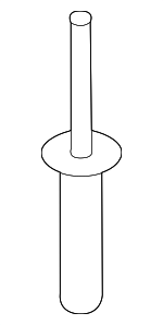 7149140786 - Body: Bumper Cover Rivet for BMW: X5, X6, X7 Image