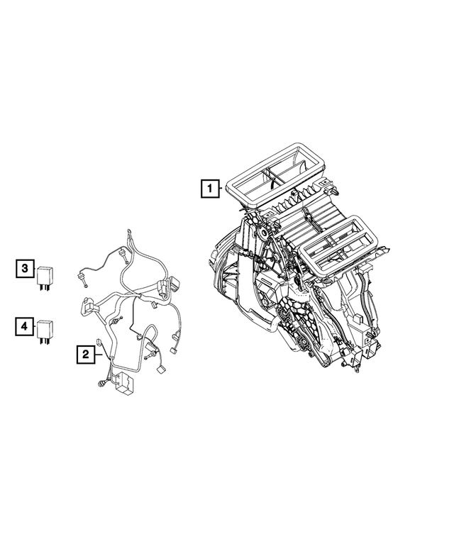 68404331AA - Electrical: A/c And Heater Wiring for Mopar Image