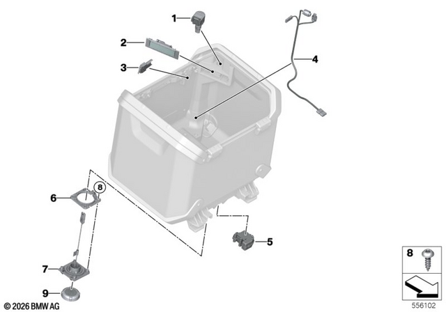 61125A64860 - : Cable Routing for BMW-Motorrad Image