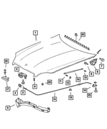 5096995AA - Body Sheet Metal Except Doors: Bolt for Mopar Image