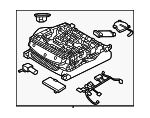 88110JI051 - Body: Seat Adjuster for Hyundai Image