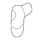 61166SA020 - Body: Handle, Outside Rod Holder for Subaru: Forester Image