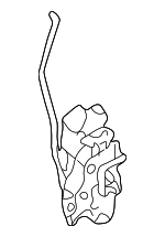 61031SA020 - Body: Lock for Subaru: Forester Image