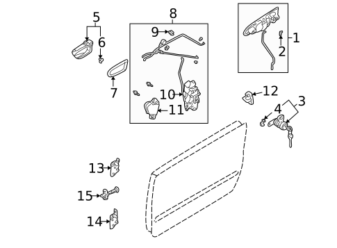 Door for 2007 Subaru Forester #0
