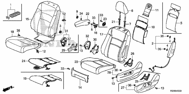 Front Seat (L.) for 2020 Honda Ridgeline #0