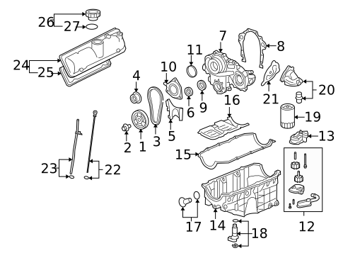 Hardware, Fasteners & Fittings for 2006 Pontiac G6 #0