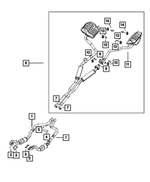 6503839 - Exhaust: Hex Head Bolt And Coned Washer for Mopar Image