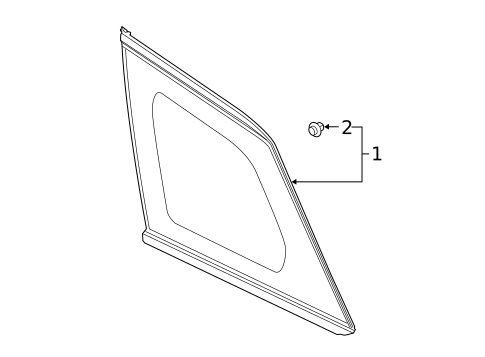 Glass & Hardware for 2025 Lincoln Corsair #0