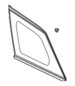 LJ7Z7829710D - : Quarter Glass for Lincoln: Corsair Image