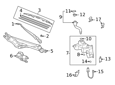 Wipers for 2007 Lexus SC430 #0