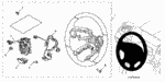 78503THRA11 - Accessory Components: SCREW, TAPPING (4X14) (PO) for Honda Image image