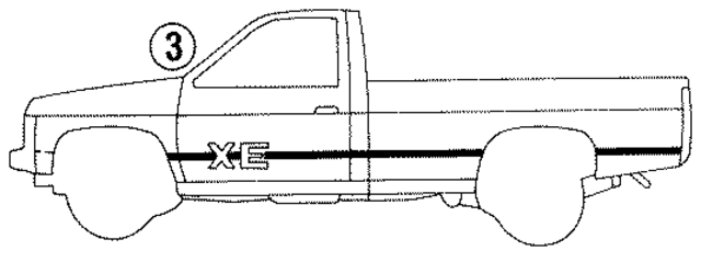 63885S3887 - : Stripe Tape for Nissan Image