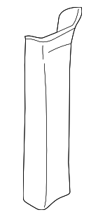 3B9867245A2PK - Body: Rear Trim for Volkswagen: Passat Image