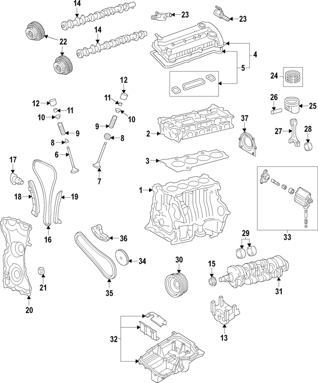 K2GZ6108B - : Piston for Ford: Edge Image