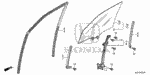90115SFE004 - Body/Air Conditioning: BOLT, FLANGE (6X12) for Honda Image