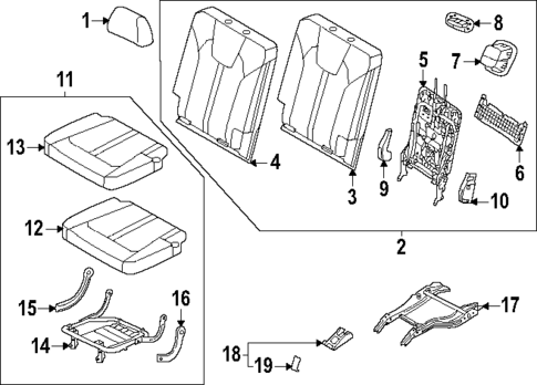 Third Row Seats for 2025 Kia Sorento #1