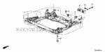 957011001808 - Body/Air Conditioning: BOLT, FLANGE (10X18) for Honda Image