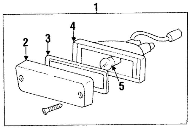 8971735320 - : Turn Signal Light Assembly for Honda Image