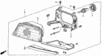 33115SB3681AH - Electrical/Exhaust/Heater/Fuel: BULB, HEADLIGHT (9004) (HI/LO) for Honda Image