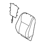710740E140C0 - Body: Seat Back Cover for Toyota: Highlander Image