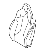 71552WAA02 - : Seat Back Pad for Toyota: GR Supra Image