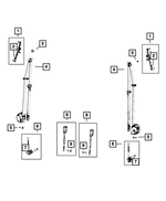 6510007AA - Restraints: Hex Flange Lock Nut for Mopar Image