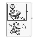 4625A439 - : Master Cylinder for Mitsubishi: Mirage, Mirage G4 Image