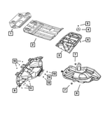 68078060AA - Frame, Bumper and Fascia: Transfer Case Damper for Mopar Image