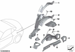 41217225061 - Bodywork: Wheelhouse Rear, Outer Half Left for BMW: Z4 28i, Z4 30i, Z4 35i, Z4 35is Image image