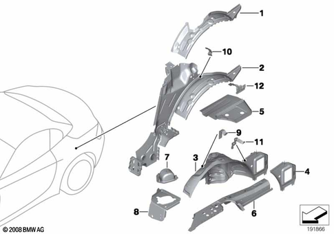 Body-Rear Body for 2014 BMW Z4 35i #1