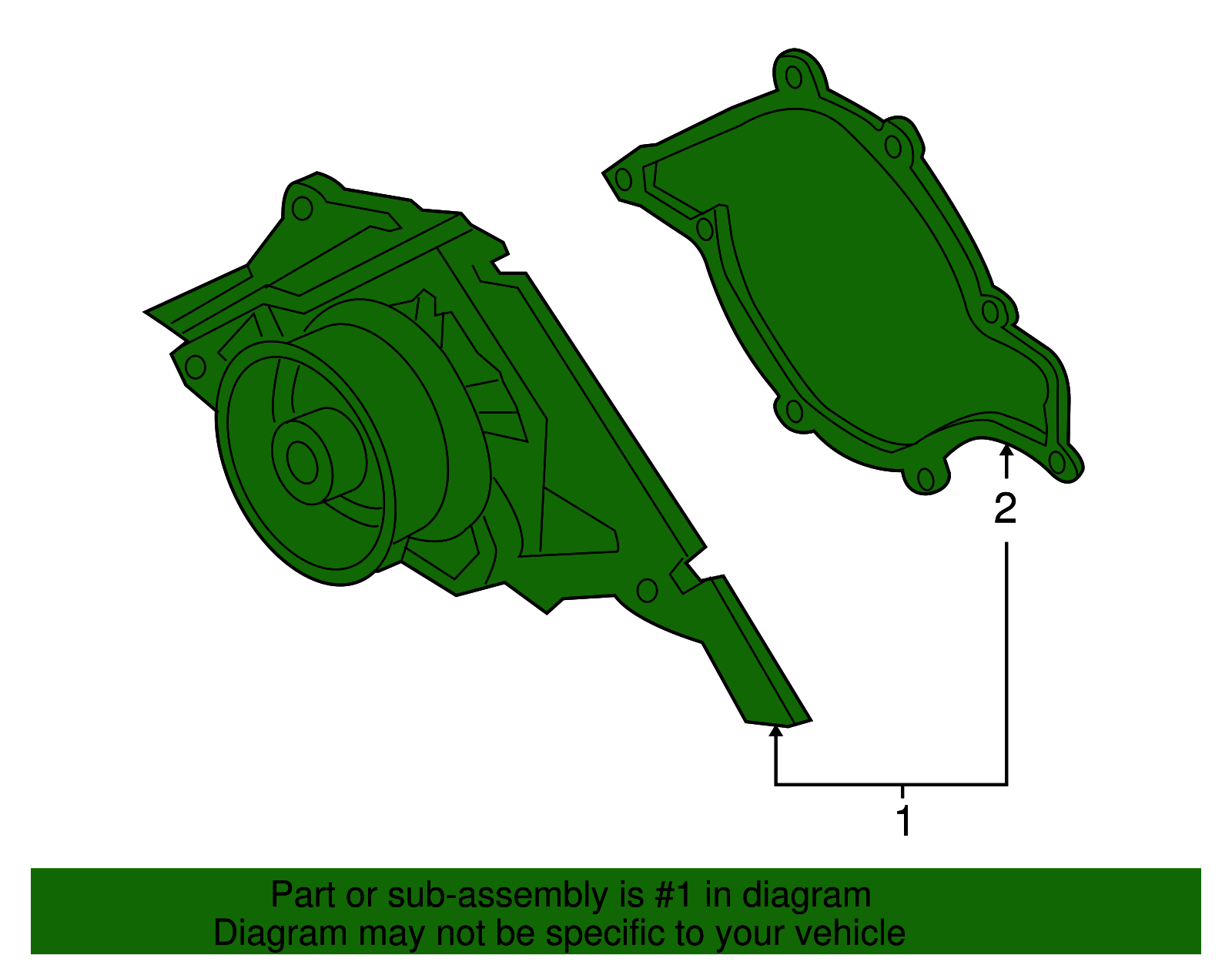 077-121-004-P - Water Pump - 1998-2007 Volkswagen | VW OEM Parts Outlet