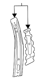 15265460 - Body: Inner Center Pillar for Cadillac: CTS Image