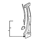 20906022 - Body: Center Pillar Reinforced for Cadillac: CTS Image