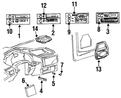 Sound System for 1996 Pontiac Grand Am #0