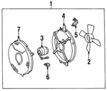 8859014090 - HVAC: Fan Assembly for Toyota: Supra Image