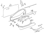 1267270287 - Doors: Cover for Mercedes-Benz Image