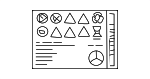 7895845101 - Body: Battery Label for Mercedes-Benz Image