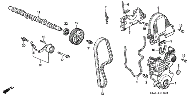 Camshaft - Timing Belt for 2000 Honda Civic #0